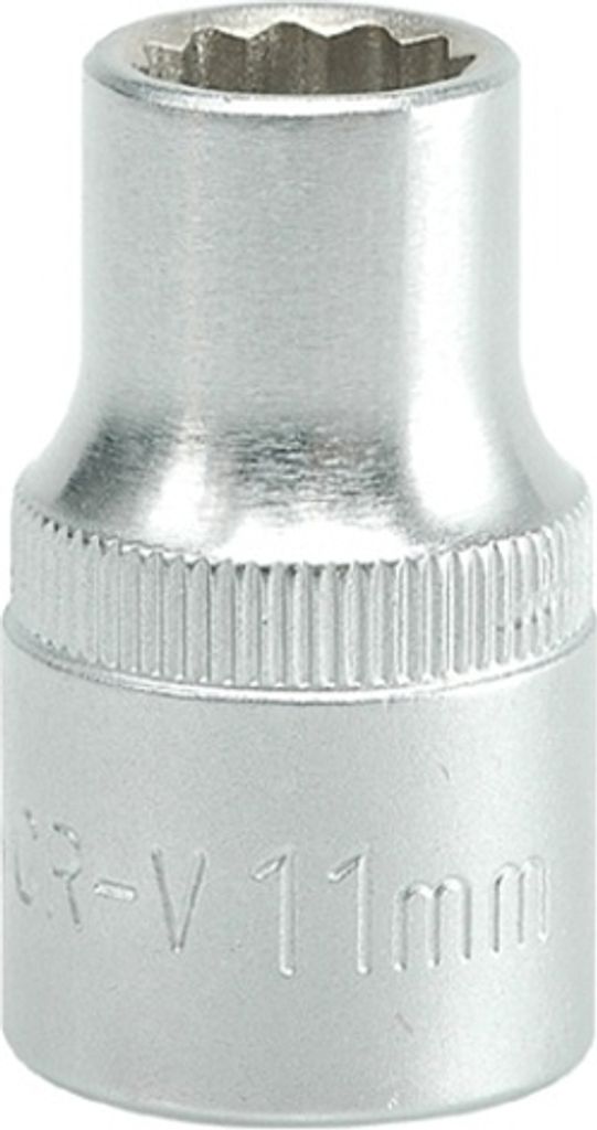 YATO 12-Kant-Steckschlüsseleinsatz 1/2"" kurz 11mm