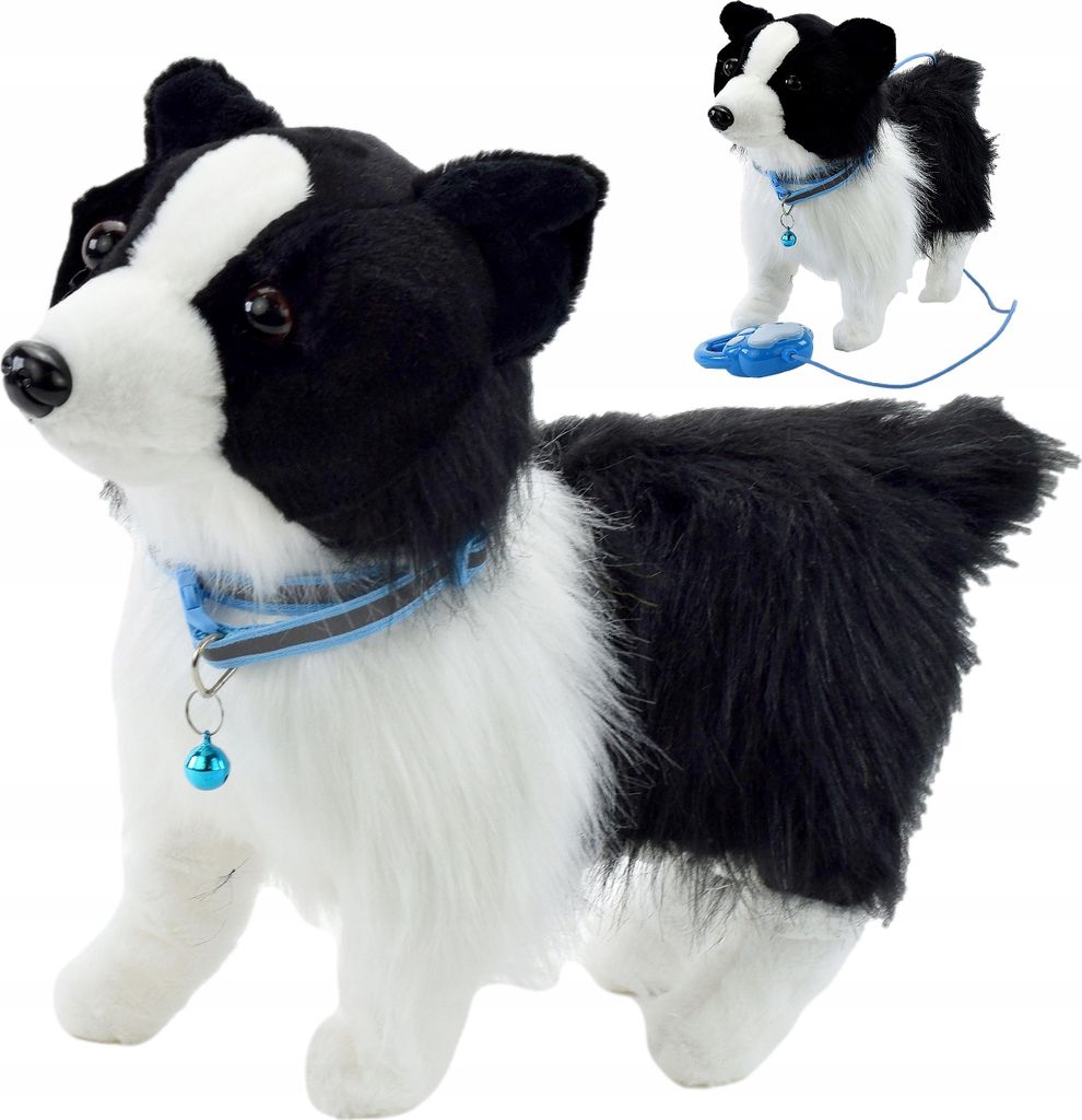 Lolex | Interaktiver Hund - Schwarz - Spielzeug Für Kinder - Plüschhund - Interaktives Spielzeug