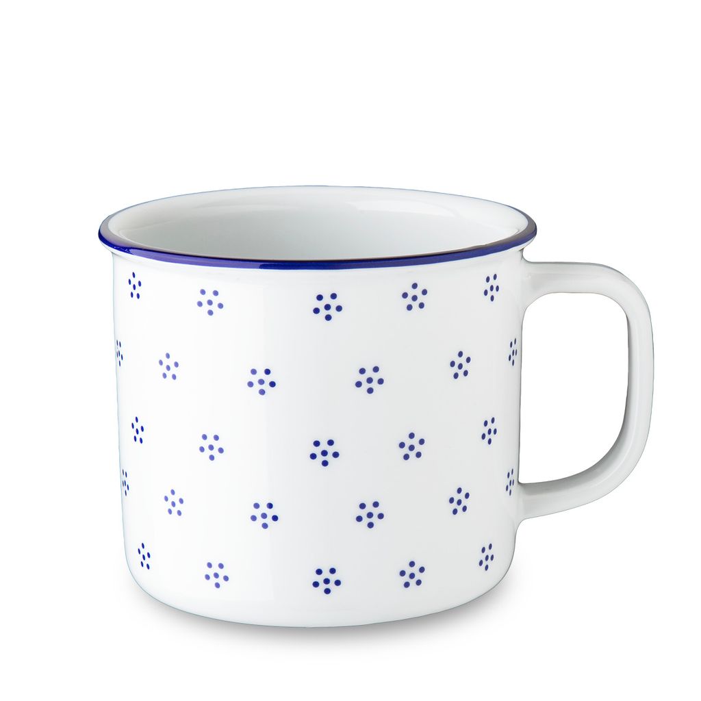 Retro hrnček, porcelán, 750 ml, modrý Valbella, G. Benedikt Obrázok produktu 
