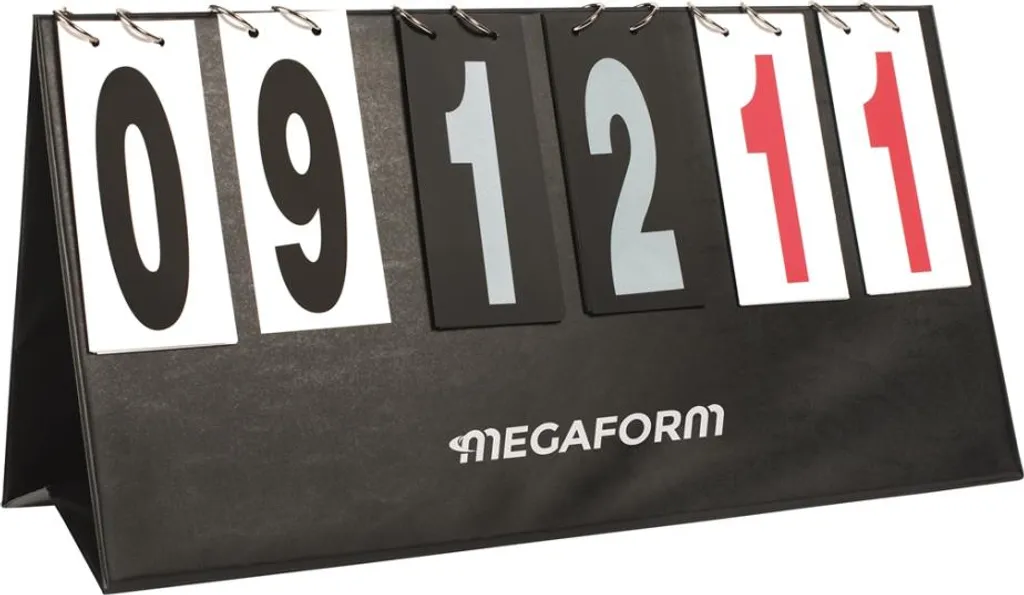 Tableau de score Megaform en PVC et Carton pour 3 équipes de sport