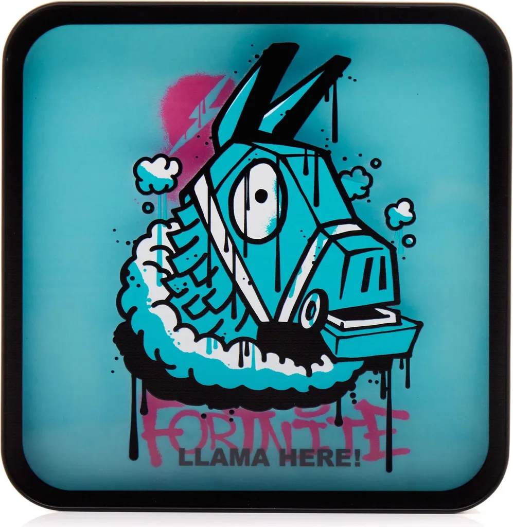 Lampe acrylique Fortnite LED avec socle tactile et 16 couleurs RVB