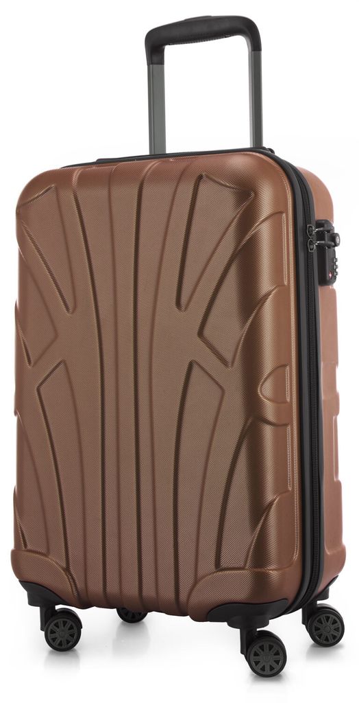 Suitline - leichtes Handgepäck 55x35x20 cm Flugzeug-Trolley 34 L Bordgepäck Hand-Koffer leicht Bord-Koffer 4 Rollen Kabinengepäck Hand Luggage T...