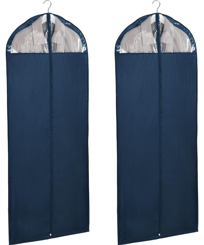 WENKO 2er Set Kleider Sack Hülle 150x60 Säcke Anzug Schrank Produktbild 