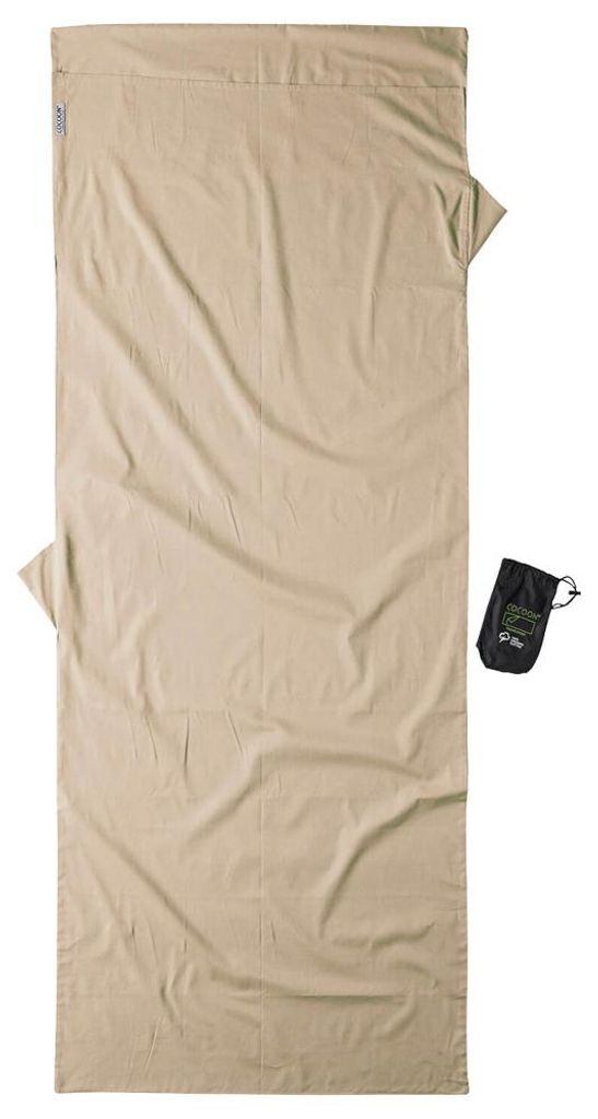 TravelSheet Organic Baumwolle Größe 220 x 90 cm Farbe earth Produktbild 