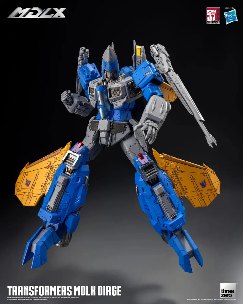 Figurine Transformers MDLX Dirge 20 cm articulée haute précision - 5