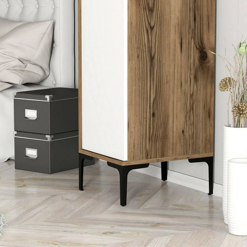 Armoire Compacte Giusta Blanche 1 Porte 40x48 cm à Haute Capacité - 7