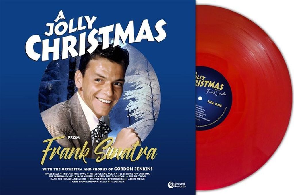 Frank Sinatra (1915-1998): Frank Sinatra (1915-1998): A Jolly Christmas From Frank Sinatra (180g) (Red Vinyl) - jpc Schallplatten - (LP / A)