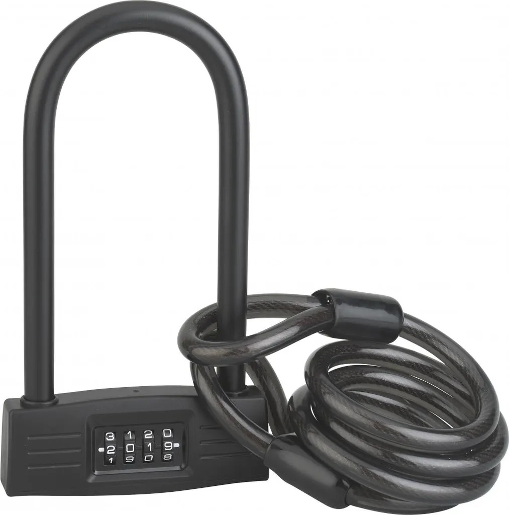 Antivol vélo en U et câble acier flexible 12mm pour sécurité maximale