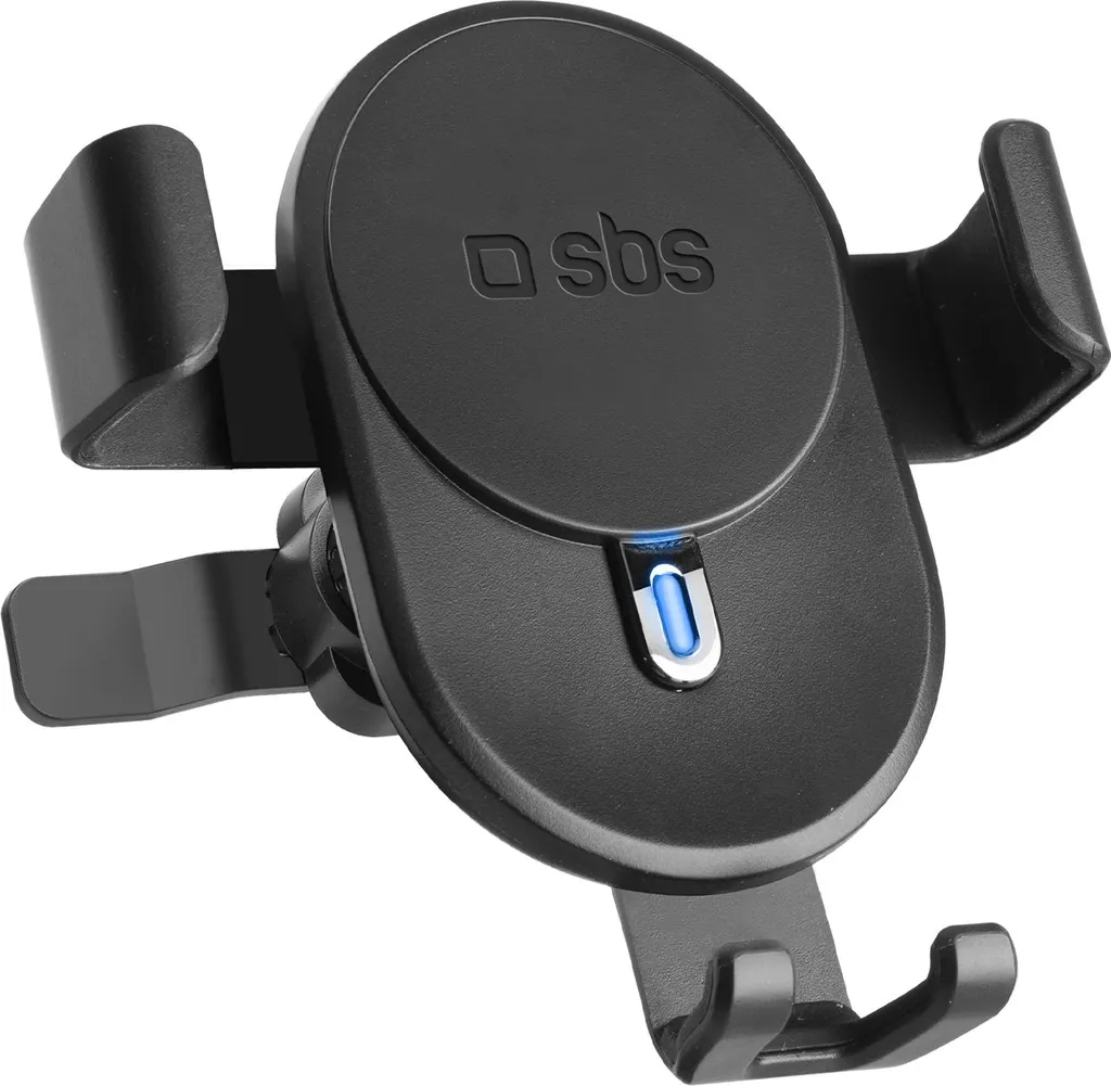 SBS TESUPWIR15SCREW Supporto Auto Wireless 15W - Chiusura Gravity Nero