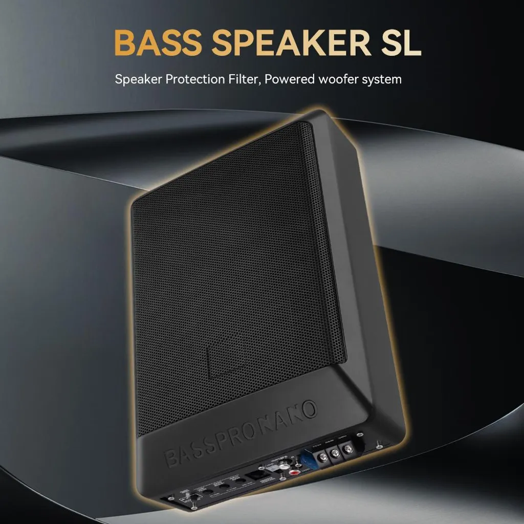 Subwoofer sous siège 600W nominal 12V 4 Ohms - Caisson de basses compact