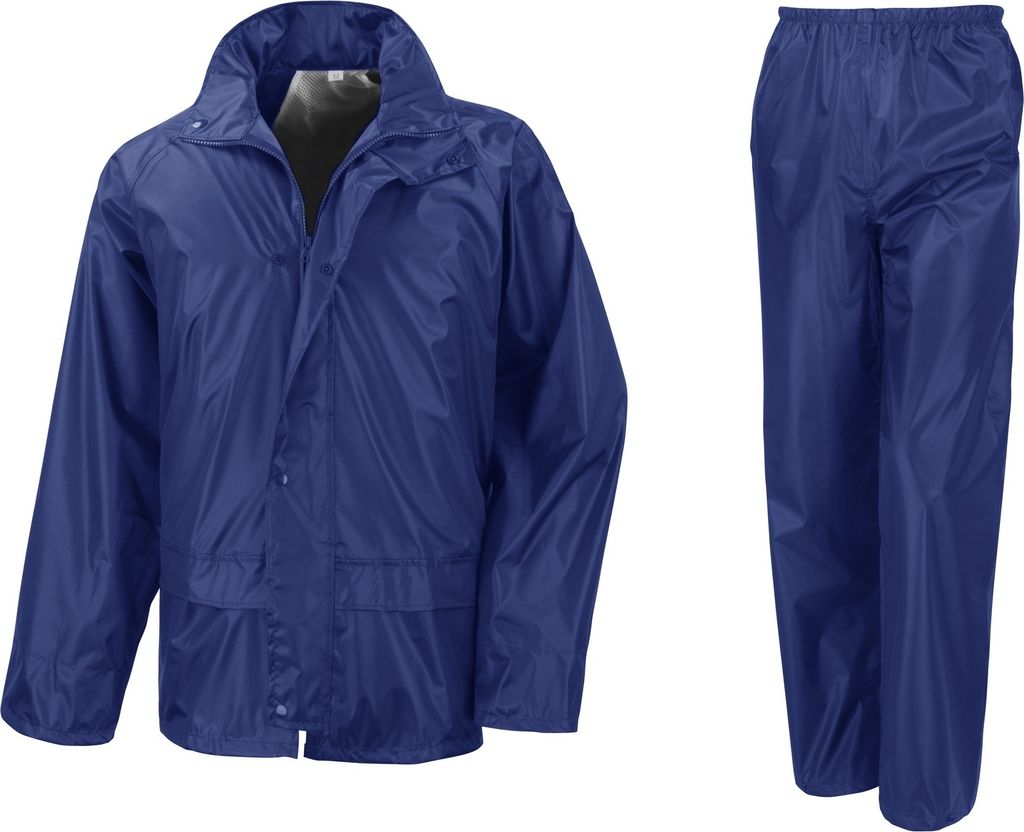 Result Core Herren Regenset, Hose und Jacke BC916 (XL) (Königsblau)