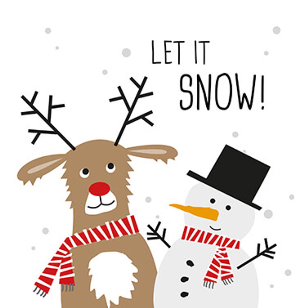 PPD Schneefreunde 33x33 cm