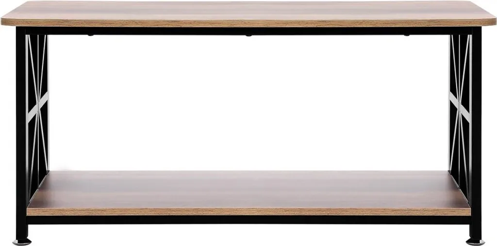 Table basse rectangulaire avec rangement ouvert - Modèle Elégance Loft - 10