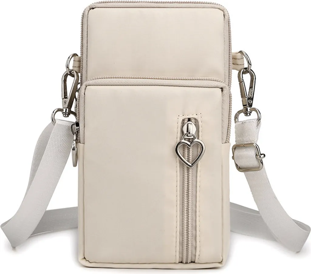 Idea Regalo: Borsa Tracolla Cellulare INF Crema S | Mini Borsetta Elegante