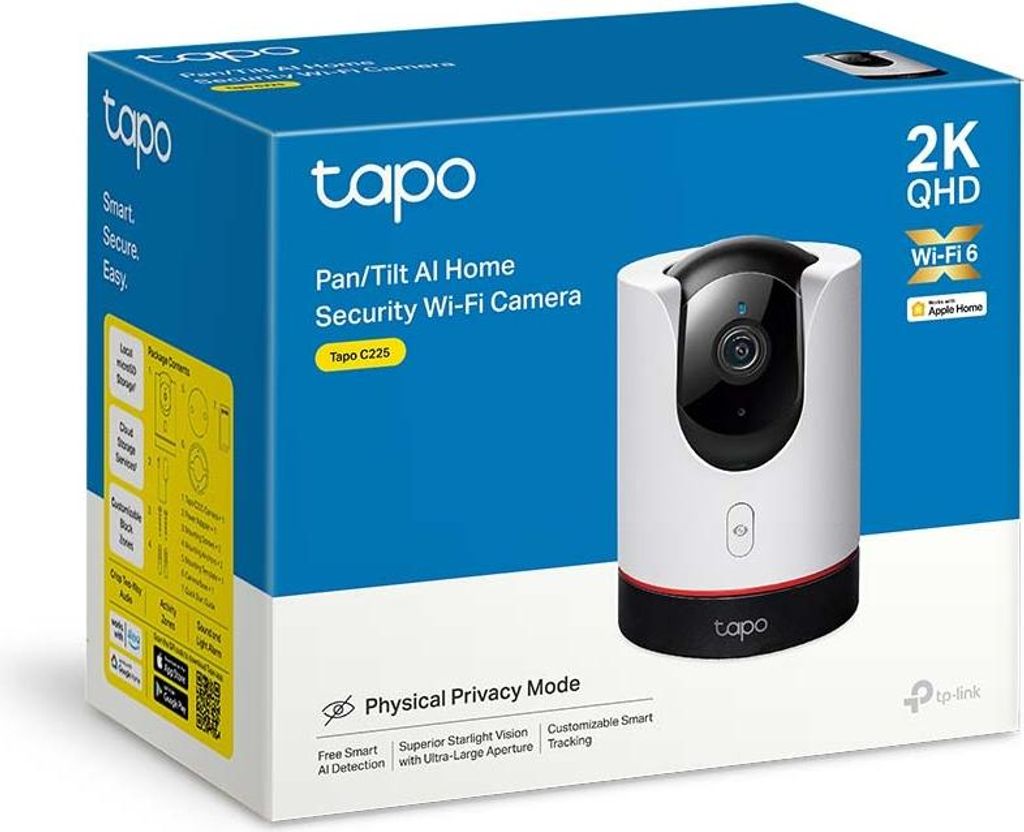 Tapo C225 IP-Sicherheitskamera Indoor 2560 x 1440 Pixel Produktbild 