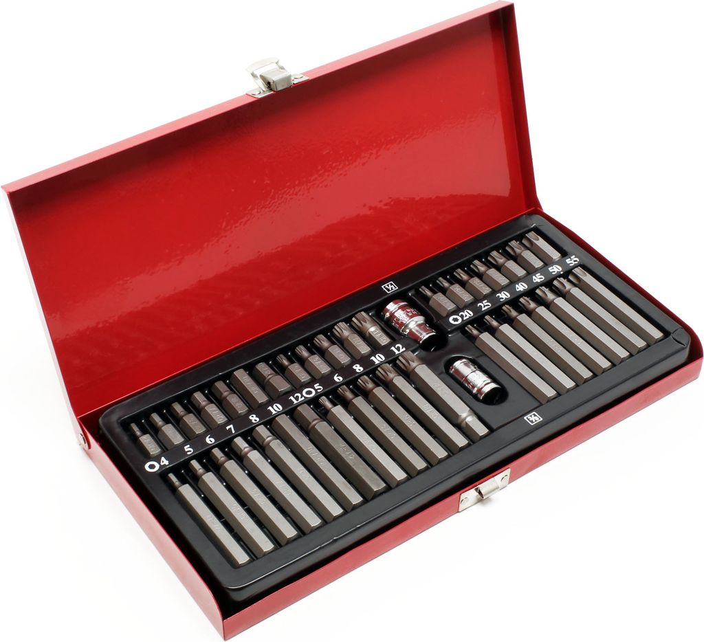 Wiltec Bitset 40-teilig mit 2 Bithaltern und 38 Bits im Produktbild 