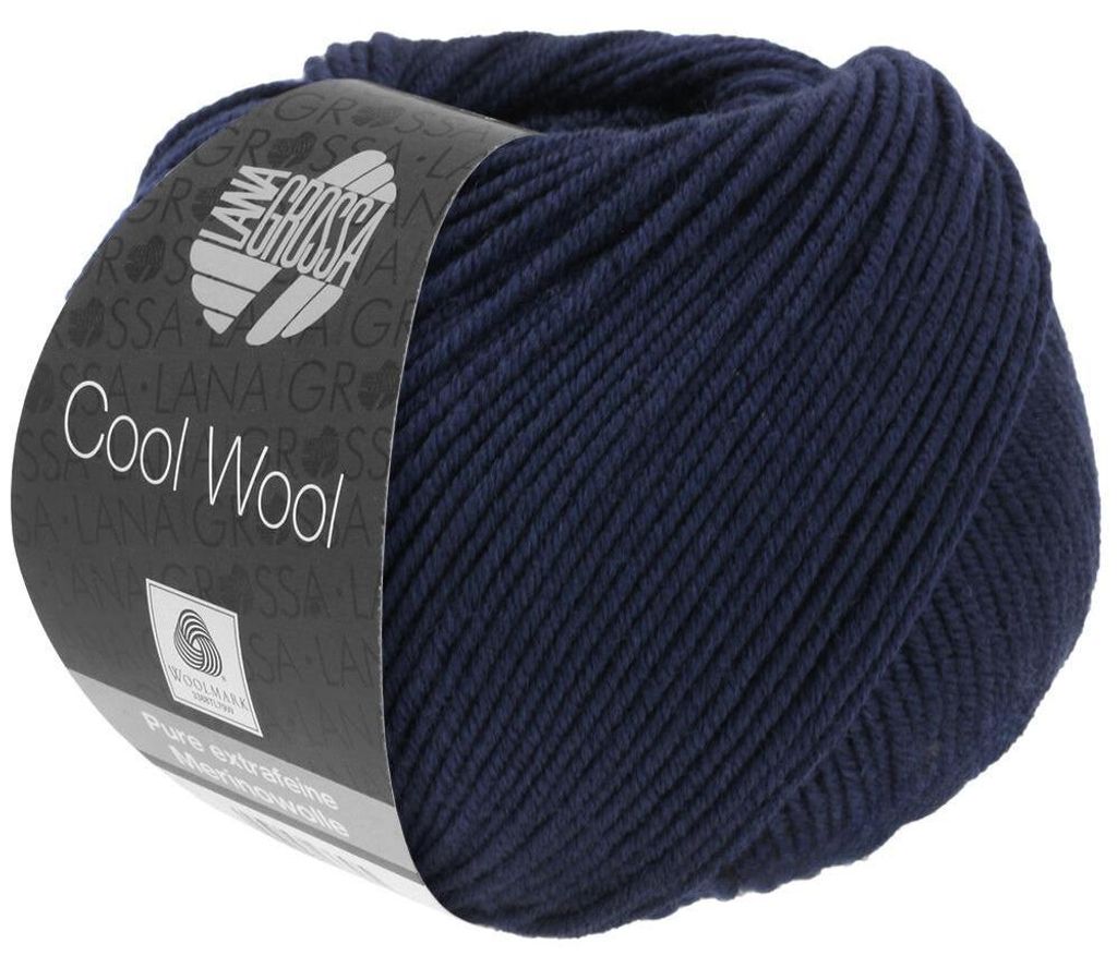 Lana Grossa - Cool Wool 0414 nachtblau Produktbild 