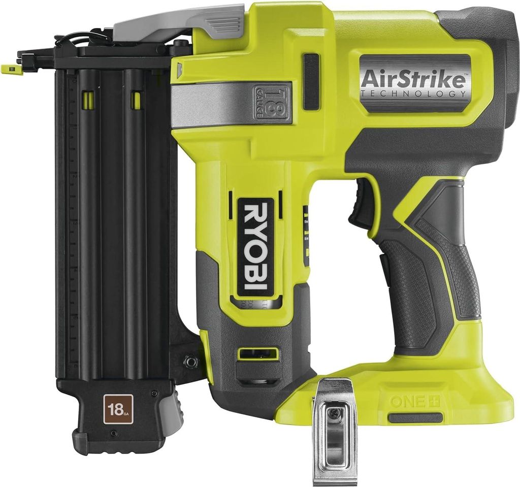 Ryobi R18GN18-0, Heftzange, Gerades Magazin, Schwarz, Produktbild 