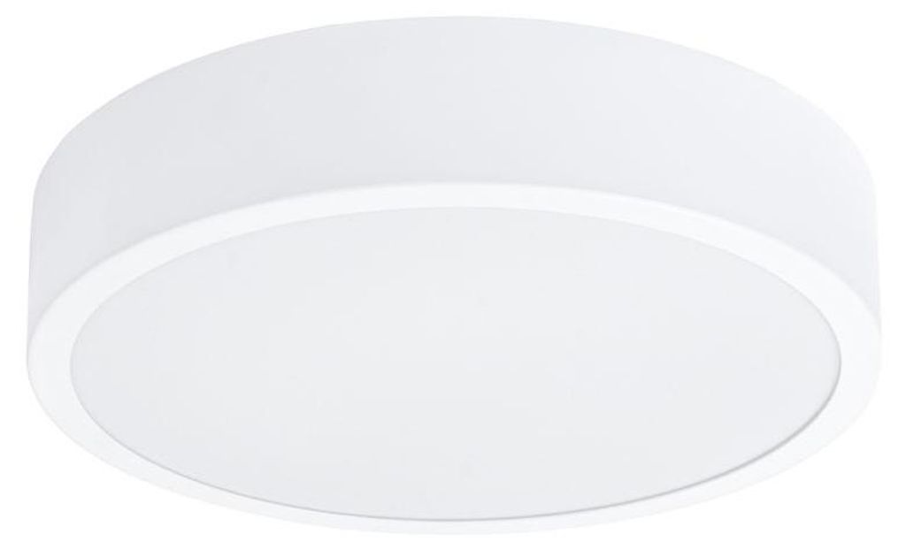 LED Deckenleuchte Aluminium warmweiß 3000 K 1813 lm D: 30 cm Weiß rund Modern