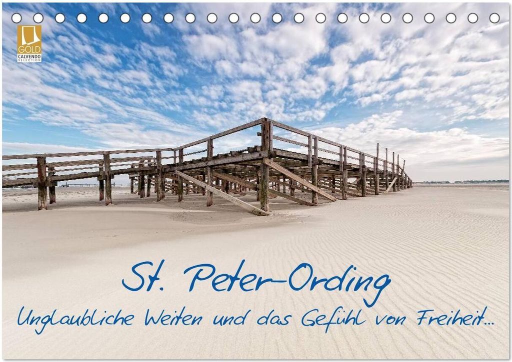 St. Peter-Ording (Tischkalender 2026 DIN A5 quer), CALVENDO Monatskalender