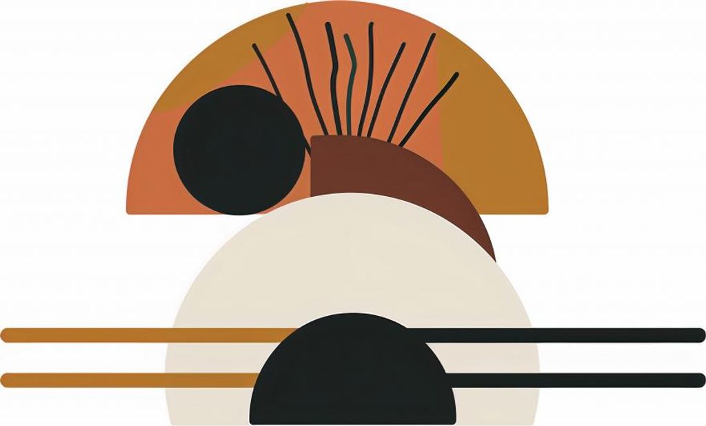 Plakat 100x70cm Sonne und Schatten