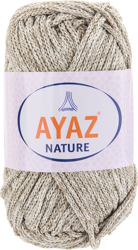 100g Strick-Garn Nature Strickwolle Häkelgarn Makramegarn, Freie Farbwahl, Farbe:grau | beige