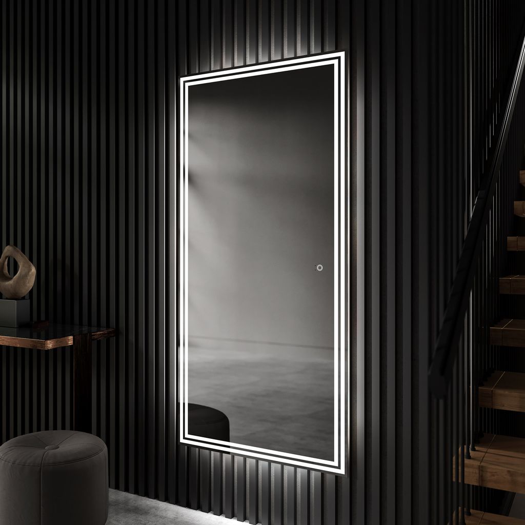 Artforma Badspiegel 80x200 cm - mit LED Beleuchtung - Produktbild 