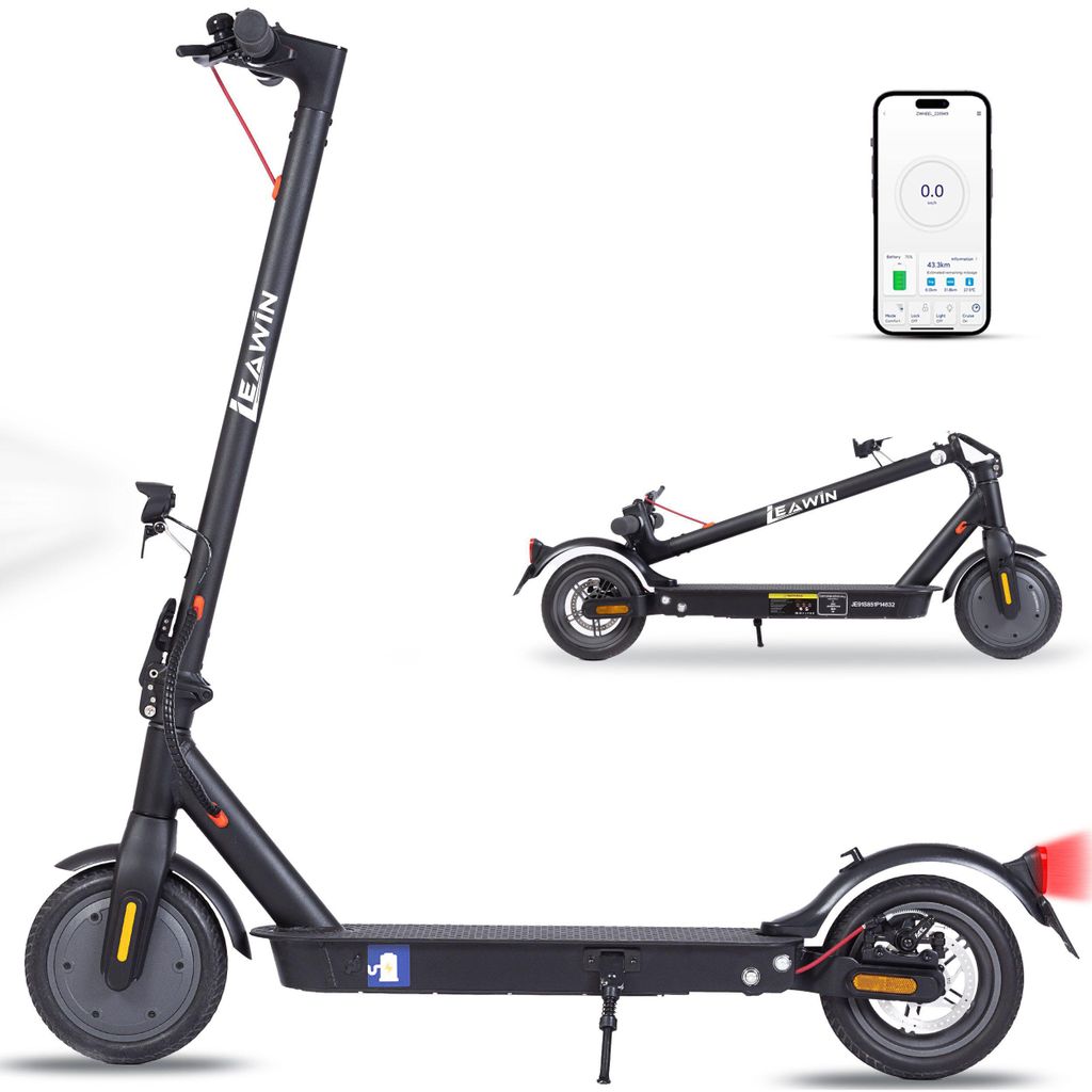 E-Scooter mit Straßenzulassung 120kg, 8,5''/10'', 35-45km, Produktbild 
