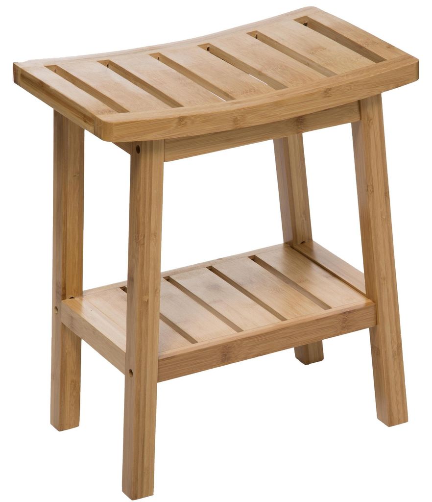 Five Bamboo Hocker Braun  Braun One Size Produktbild 
