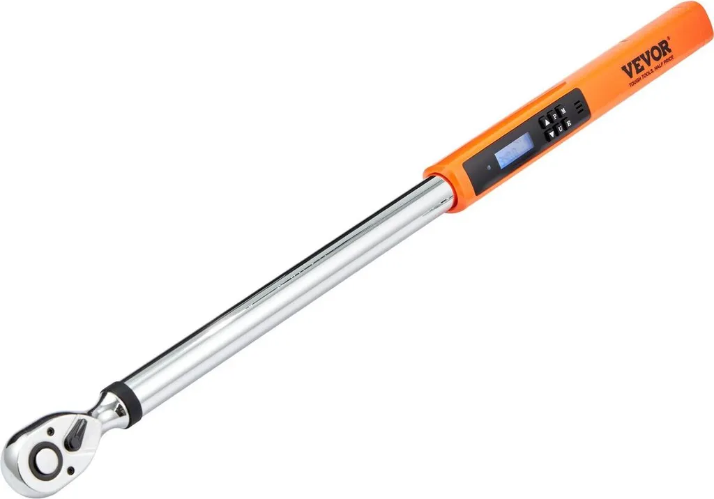 Chiave dinamometrica digitale, chiave dinamometrica elettronica con attacco da 1/2", kit chiave dinamometrica con intervallo di coppia 25-250 ft.lb/34-340 n.m, precisione ±2%, set chiave dinamometrica regolabile a 3 modalità con calibrazione tramite cicalino LED. - 9