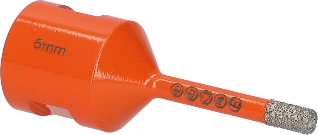 BTEC Diamantbohrkrone SPECIAL ORANGE M14 Ø 5 mm Fliesen Keramik Feinsteinzeug Fliesenbohrkrone Fliesenbohrer Diamantbohrer