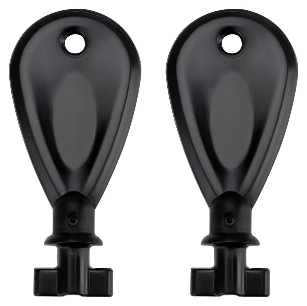 Ersatzschlüssel für Papierhandtuch- und Toilettenpapierspender, 53 x 24 x 15 mm, Schwarz, 2 Stück
