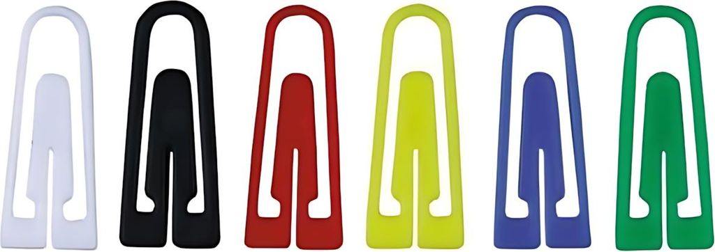 Alco Briefklammer Plastik 26mm sortiert 1000 Stück