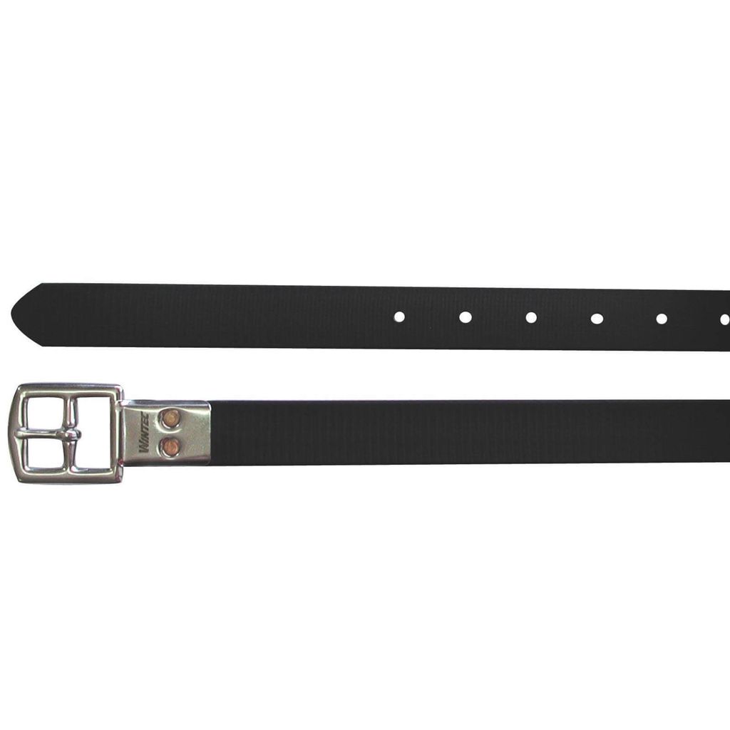 Wintec Steigbügelriemen Slimline Lederriemen Schwarz 140 cm