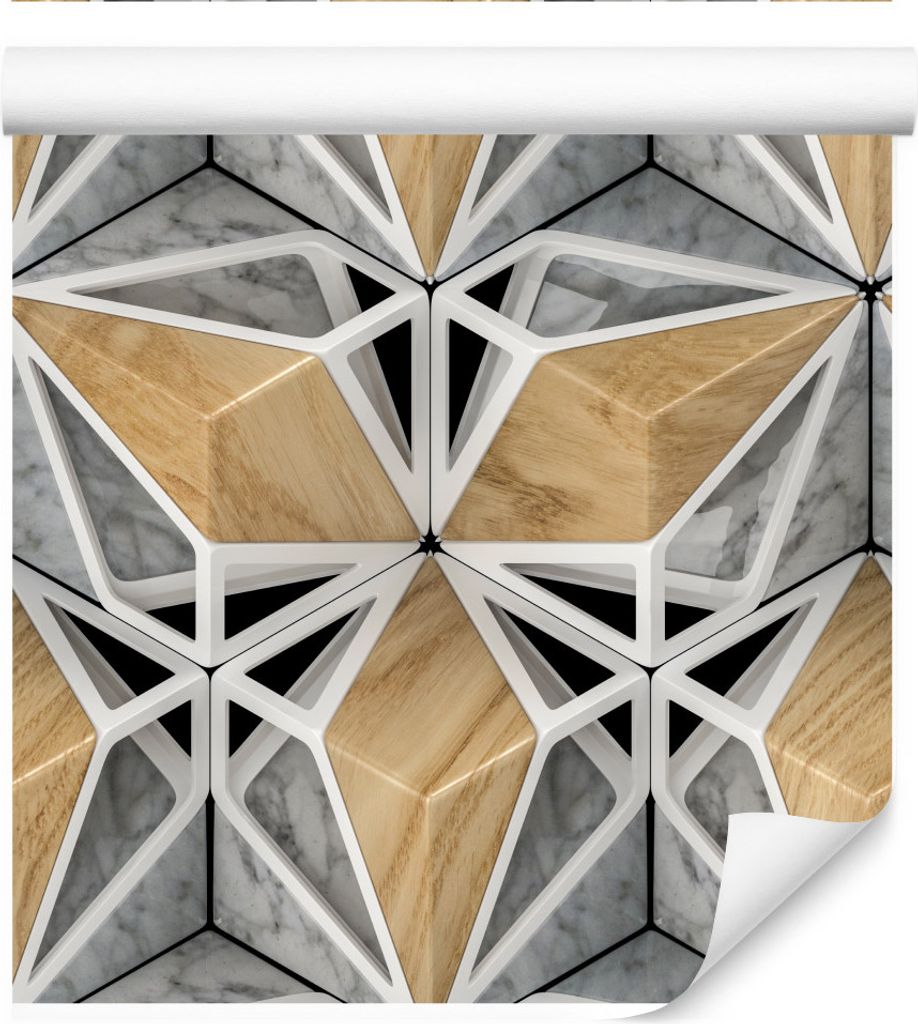 10m VLIES TAPETE Rolle Holz Marmor Steinoptik 3D Effekt XXL