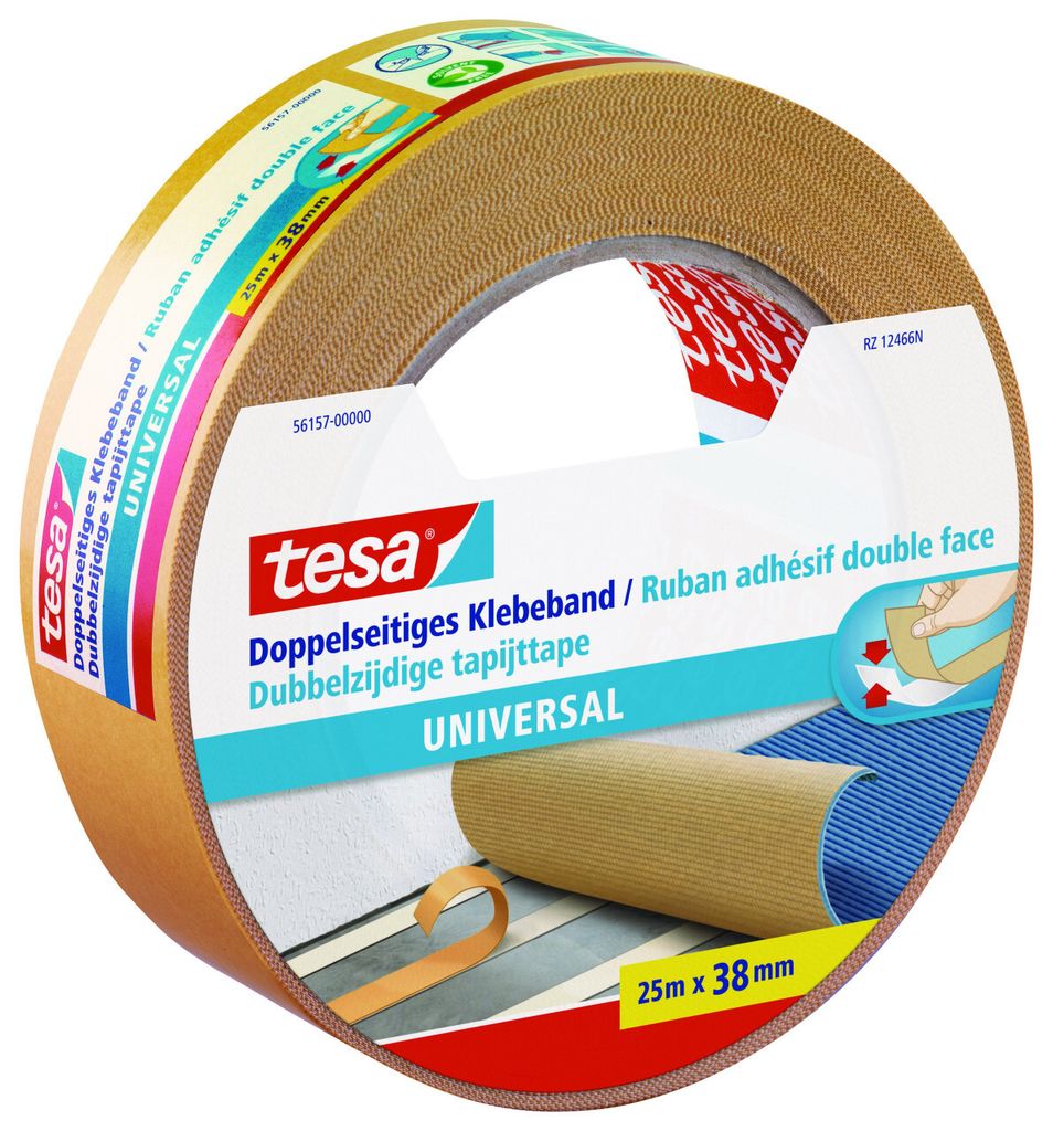 Tesa Doppelseitiges Klebeband Universal 25 m x 38 mm Produktbild 