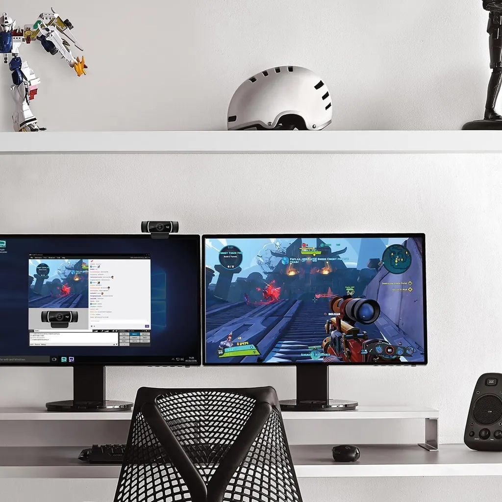 Logitech C922 Pro Stream Webcam 1080p : Correction Faible Luminosité - 12