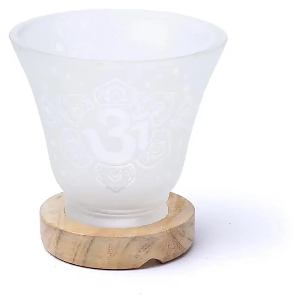 Lampe de Nuit Ohm contre le Stress - Veilleuse Pierre et LED 12x12cm - 2