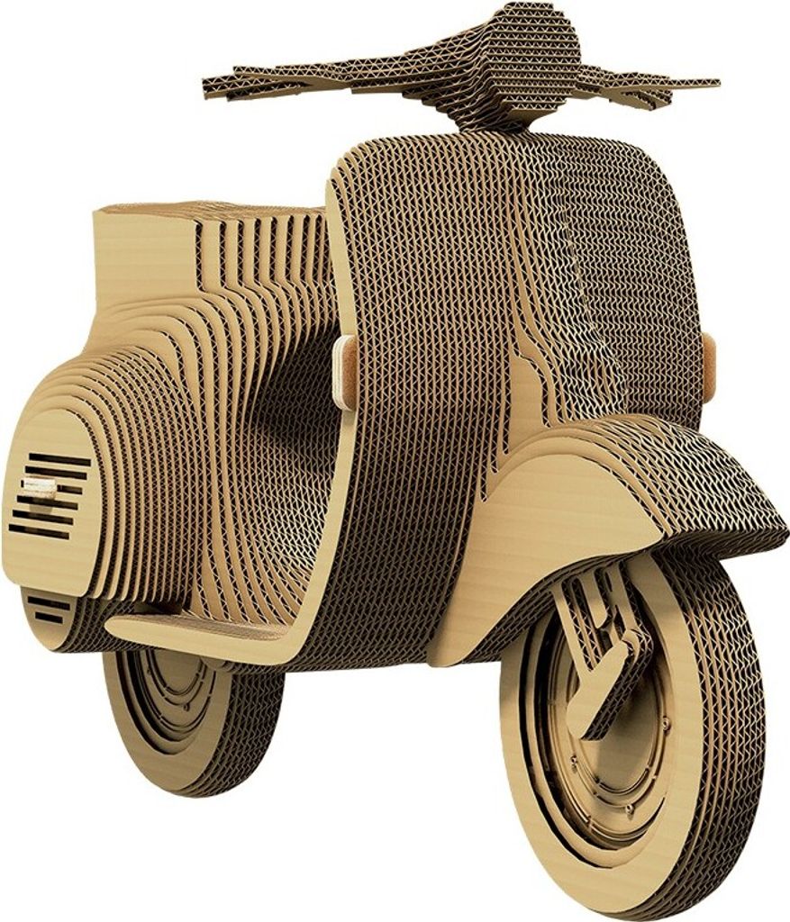 Puzzle di cartone 3D - Scooter Immagine del prodotto 