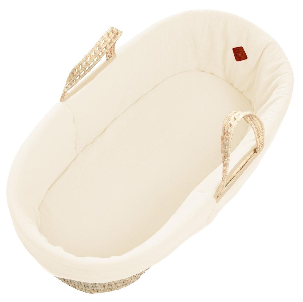 Moseskorb Bezug Jeanne - TU - Ecru | by SEVIRA KIDS