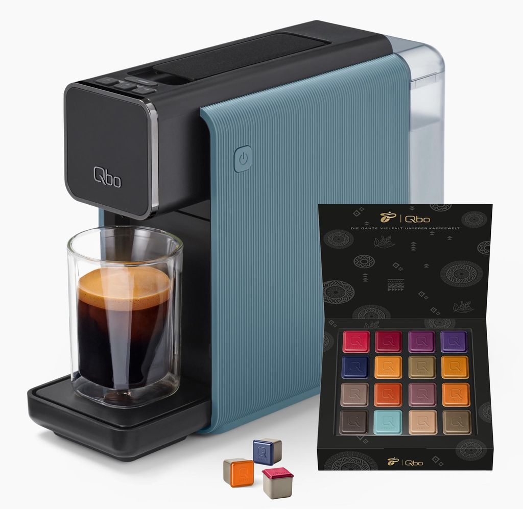 Tchibo Qbo ONE Premium Kapselmaschine inkl. 16 recyclebaren Produktbild 