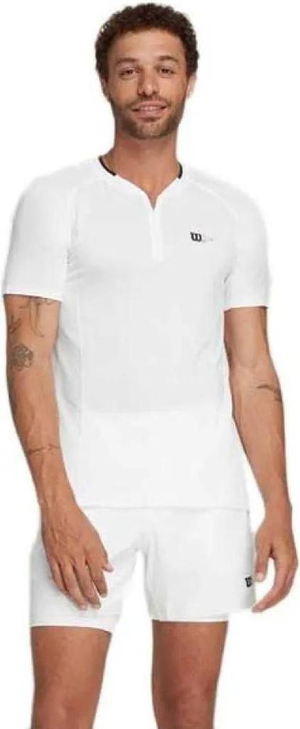 Wilson Series Seamless 2.0 Kurzarm-t-shirt Weiß L Herren Weiß L