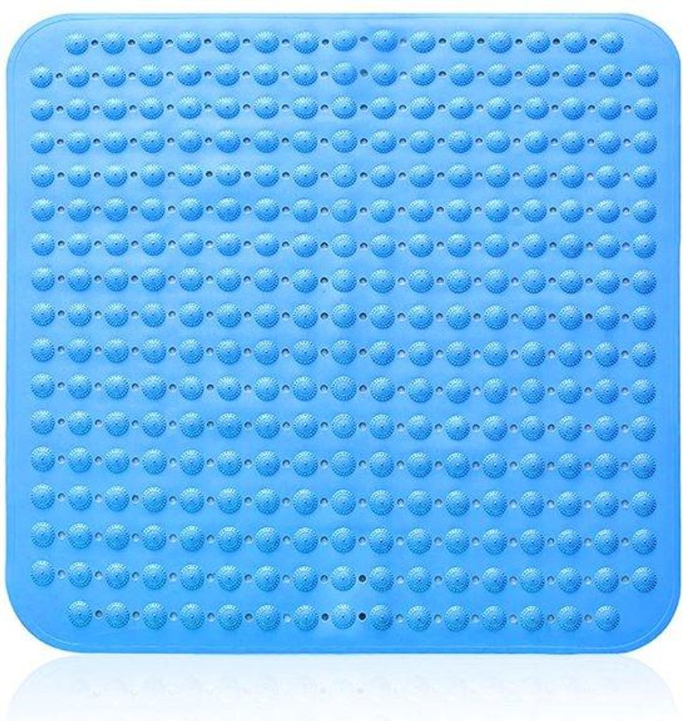 Unyqoos rutschfeste Duschmatte 48x48 cm mit Massage und Saugnäpfen für die Sauna