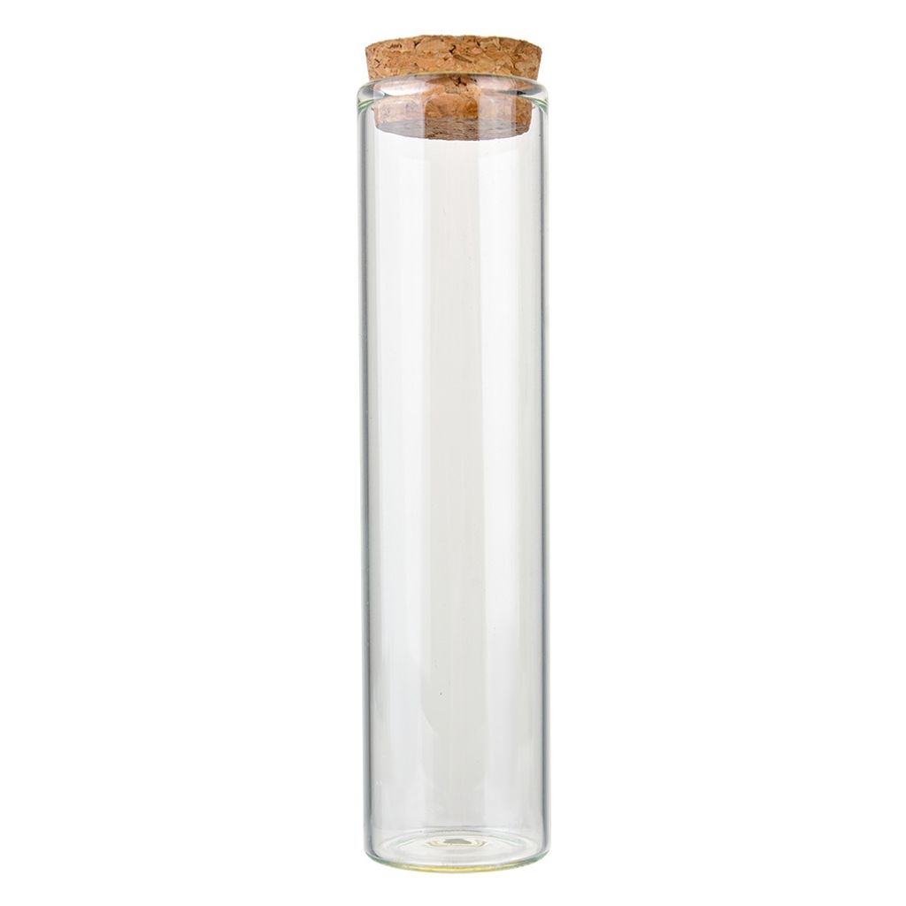 Skladovací sklenice Clayre & Eef Ø 3x12 cm Transparentní Obrázek produktu 
