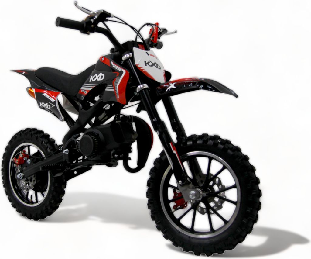 KXD Kinder Dirt Bike 701, 49ccm Zweitaktmotor, rot, Produktbild 