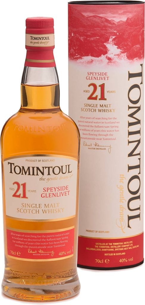 Tomintoul Whisky 21 Jahre 0,7l