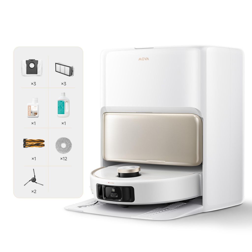 MOVA V50 Ultra Complete Robot Aspirateur Laveur, Puissance Image du produit 