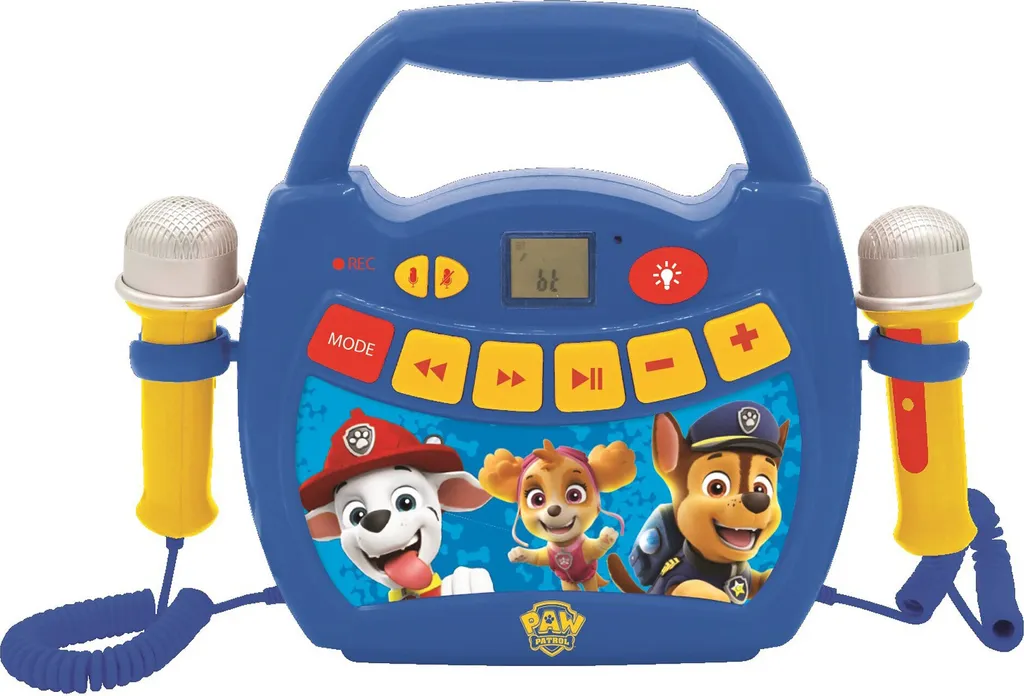 Lecteur Karaoké Lexibook Paw Patrol Bluetooth et Microphones Intégrés