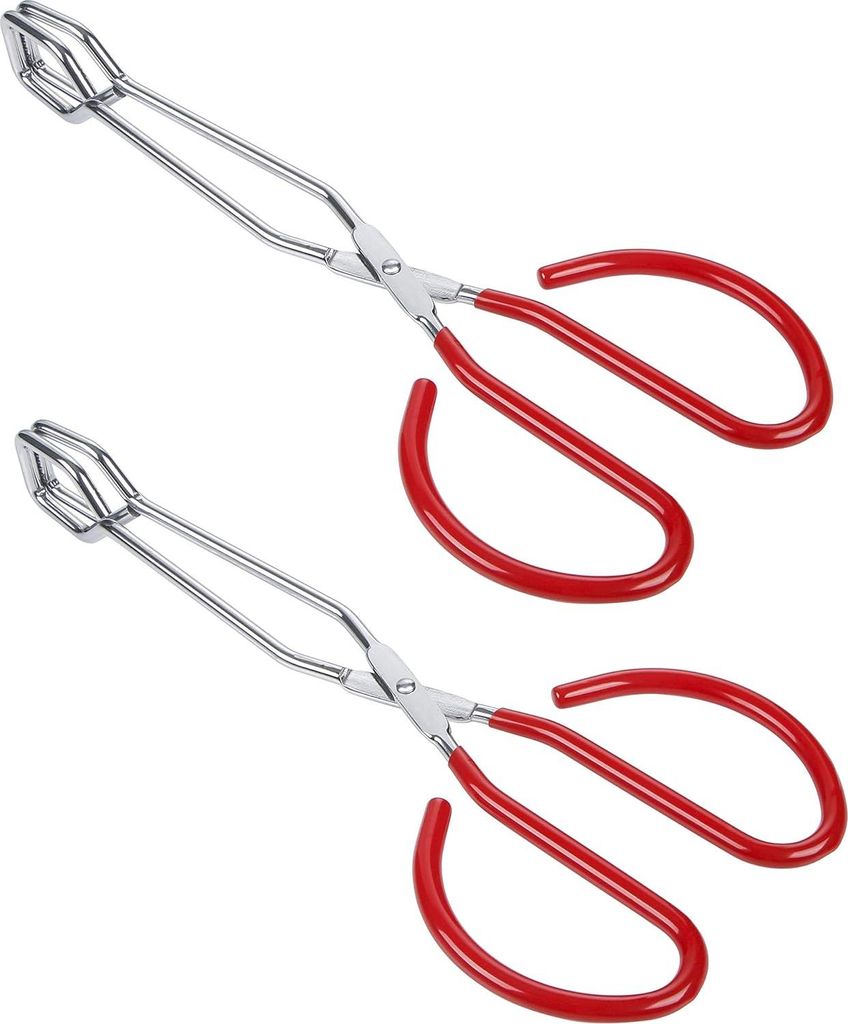 2 x 10 Zoll rote rostfreie Scherenzange mit weichem Griff