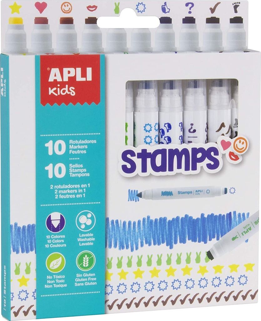 APLI Kids Filzstifte, 10 Stück Produktbild 